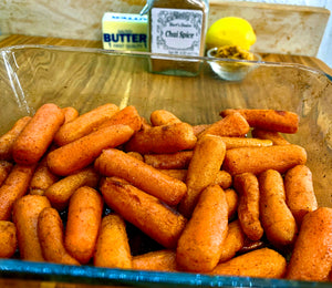 Chai spiced Glazed Carrots