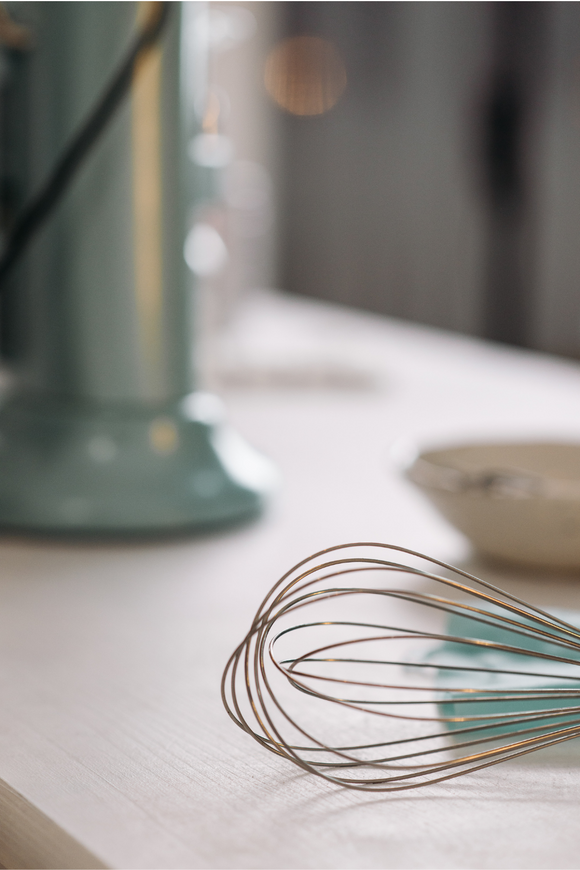 Use a whisk while baking #QuickTip