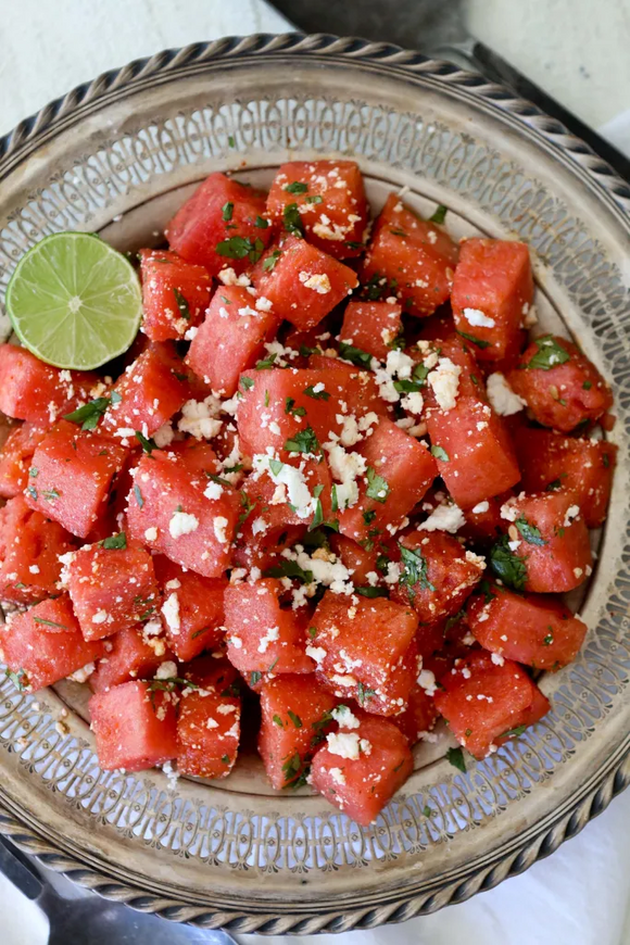 Chili Lime Watermelon Salad