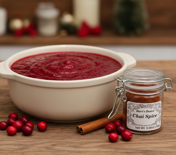 Scratch Chai Spiced Cranberry Sauce